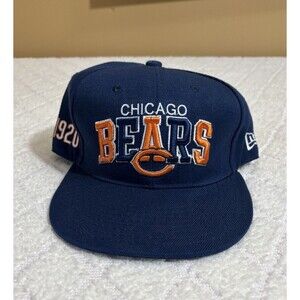 New Era Chicago Bears 1920 NFL Embroidered Blue Snap Back Hat